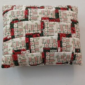Handmade Patchwork Holiday Pillow